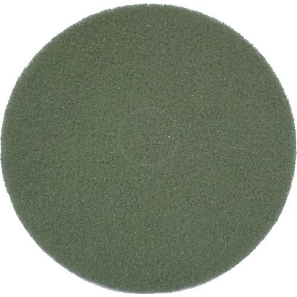 Eco Brilliant Pad voor Nilfisk® boenmachine FM400, diameter 431 mm, verpakking van 2, groen Product afbeelding: Eco Brilliant Pad voor Nilfisk® boenmachine FM400, diameter 431 mm, verpakking van 2, groen