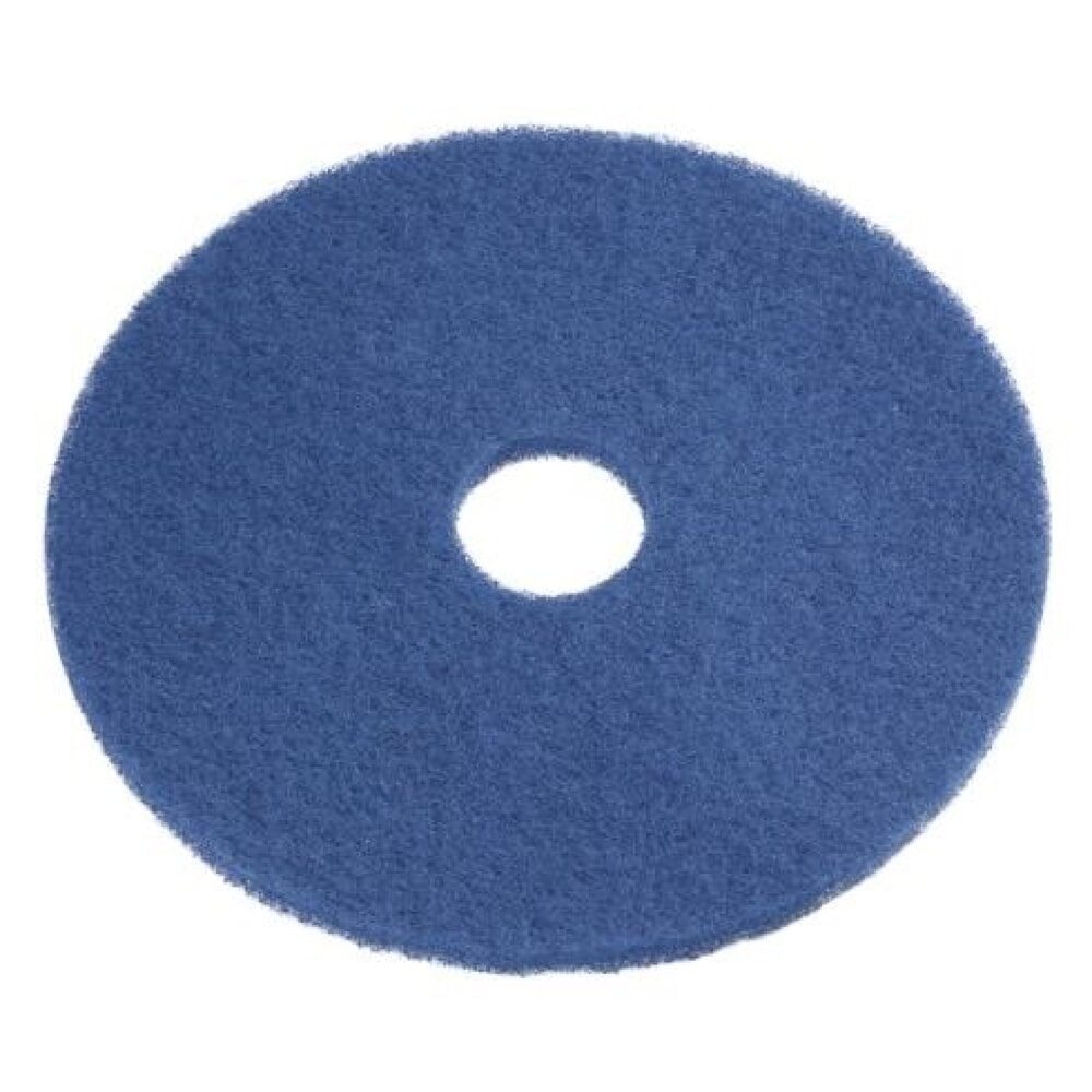Eco Pad voor Nilfisk® boenmachine FM400, diameter 432 mm, verpakking van 5, gentiaanblauw Product afbeelding: Eco Pad voor Nilfisk® boenmachine FM400, diameter 432 mm, verpakking van 5, gentiaanblauw