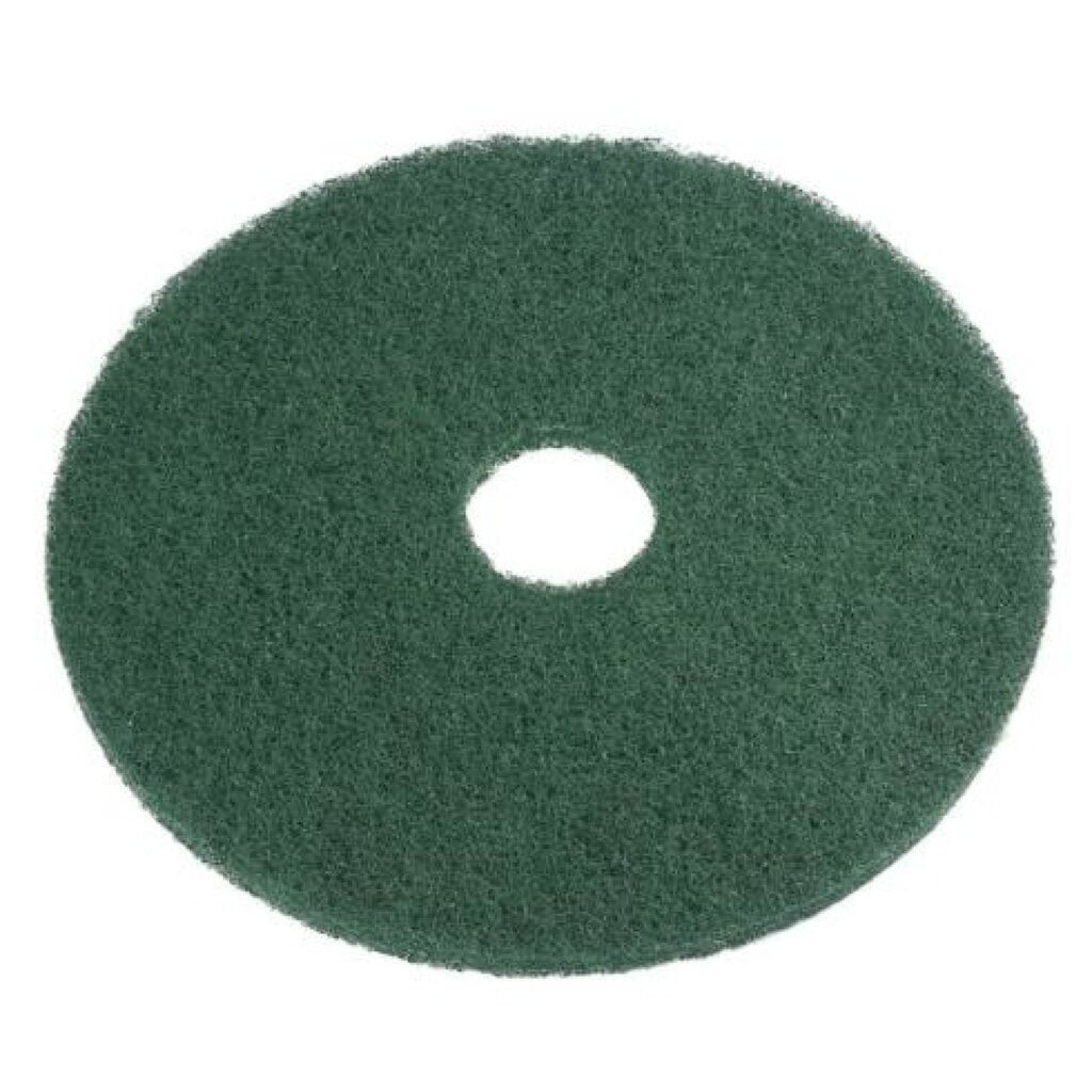 Product afbeelding: Eco Pad voor Nilfisk® boenmachine FM400, diameter 432 mm, verpakking van 5, groen