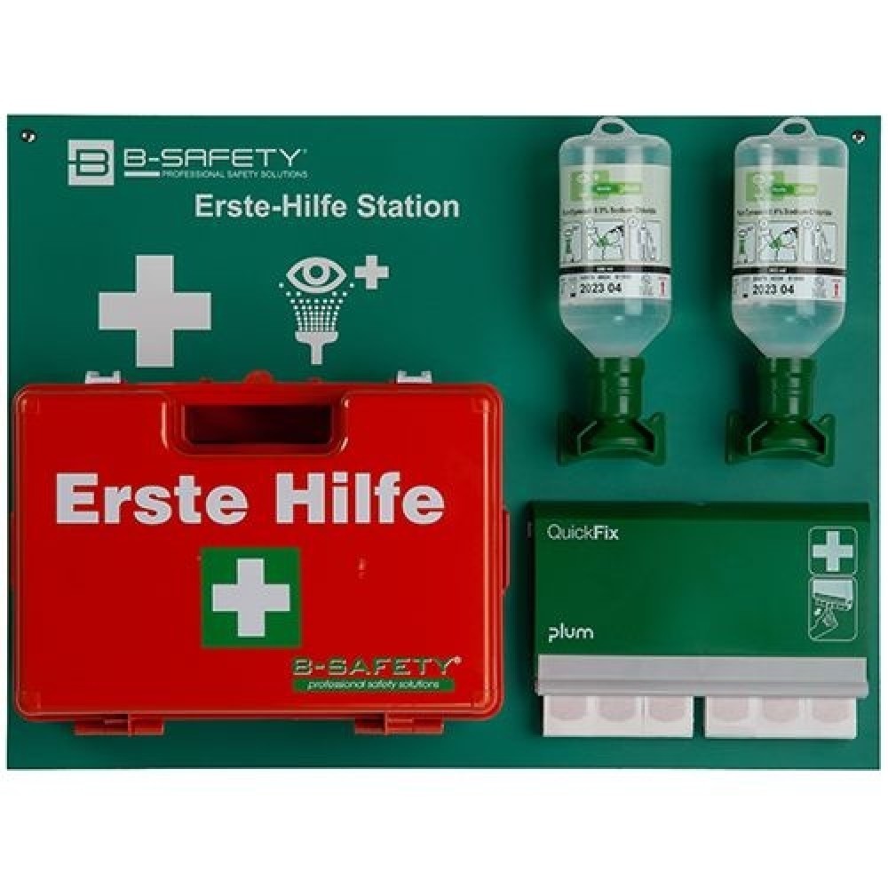 Product afbeelding: Eerstehulppost B-Safety STANDARD nr.1, met inhoud ÖNORM Z 1020-1