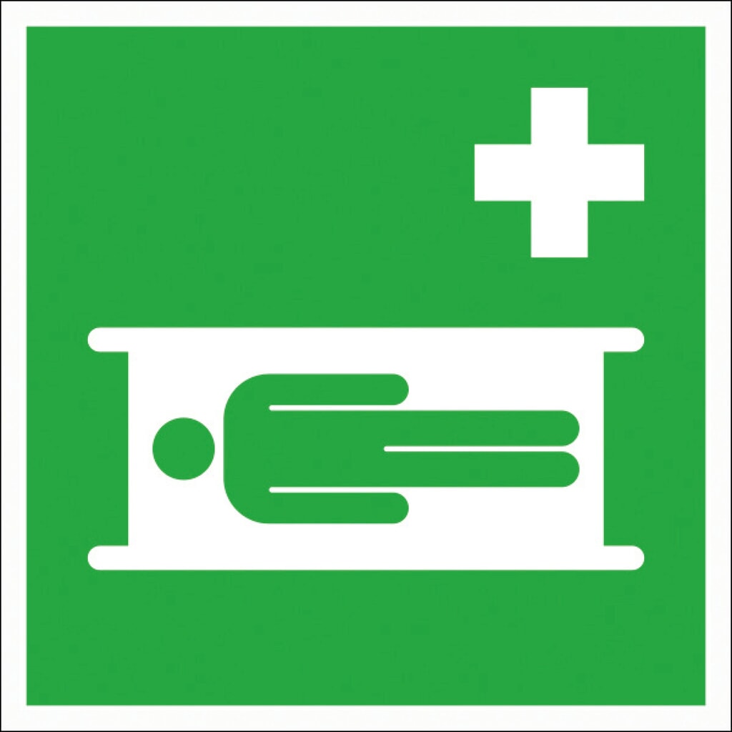 Product afbeelding: SafetyMarking® Brancard, hxb 150 x 150 mm, folie HI