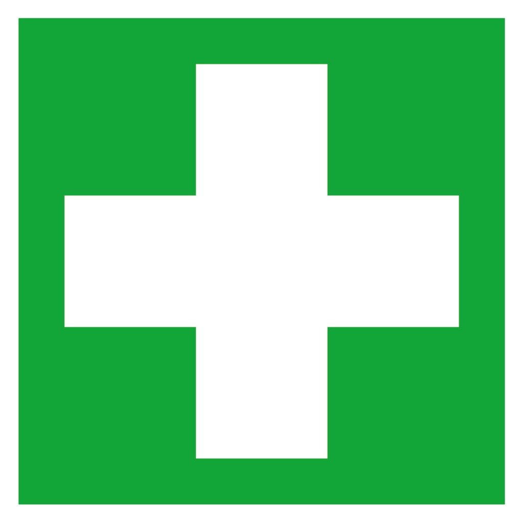 SafetyMarking® Eerste Hulp, hxb 150 x 150 mm, folie HI Product afbeelding: SafetyMarking® Eerste Hulp, hxb 150 x 150 mm, folie HI
