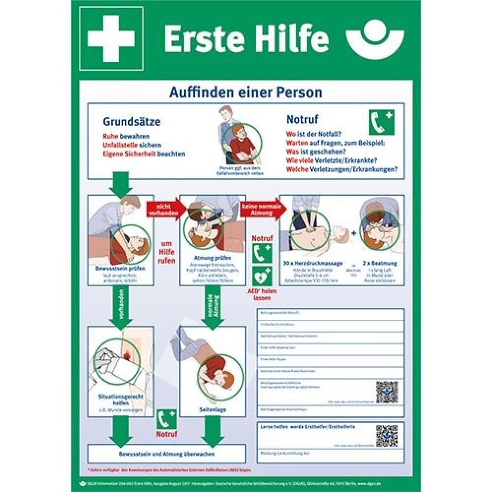 Product afbeelding: EHBO-handleiding B-Safety, volgens DGUV-informatie 204-001