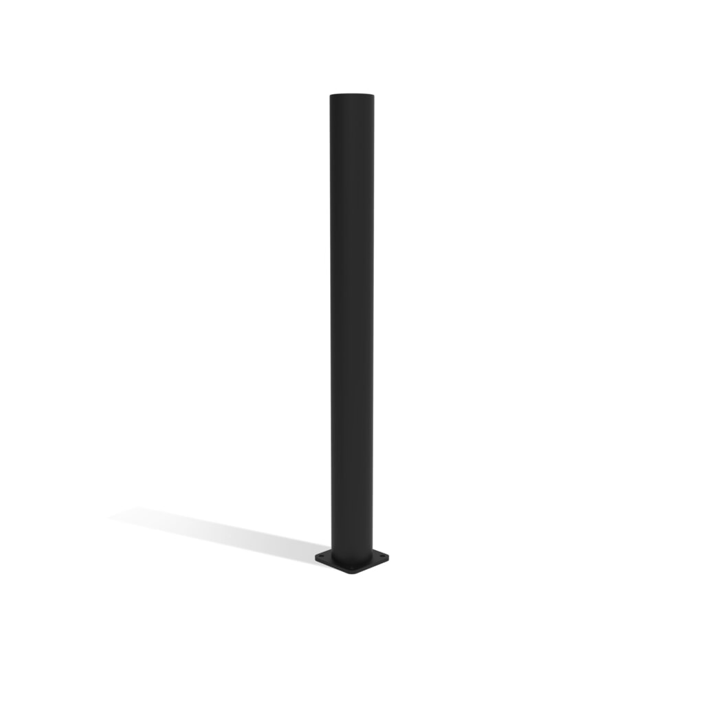 Productafbeelding nr. 6: Klapdeur-eindpaal dancop voor veiligheidshek ‘Delta‘, Ø 110 mm, hoogte 1.200 mm, 90°, links