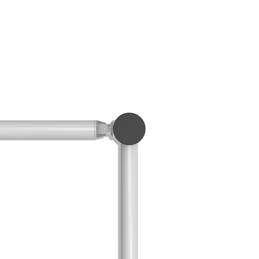 Productafbeelding nr. 10: Klapdeur-eindpaal dancop voor veiligheidshek ‘Delta‘, Ø 110 mm, hoogte 1.200 mm, 90°, links
