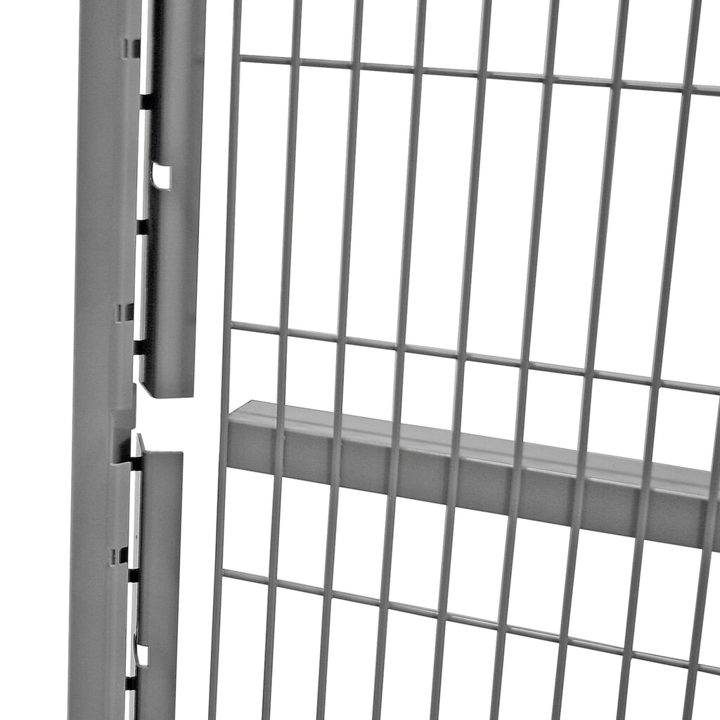 Eindprofiel voor machinebeschermrooster TROAX®, hoogte 1.250 mm Product afbeelding: Eindprofiel voor machinebeschermrooster TROAX®, hoogte 1.250 mm