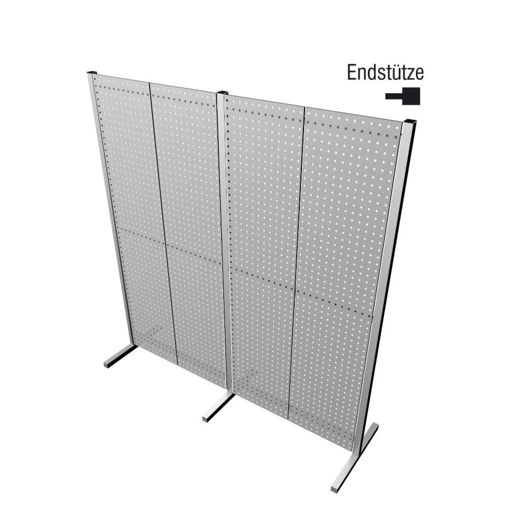 Product afbeelding: Eindsteun voor geperforeerde/gegroefde platen, bxd 50 x 600 mm