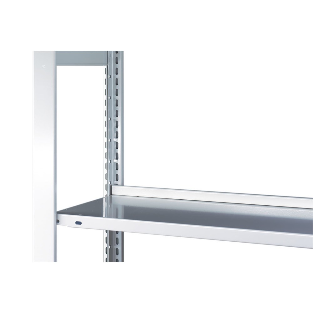 Product afbeelding: Eindzijde voor legbordstelling META, verzinkt, lxh 1.000 x 20 mm