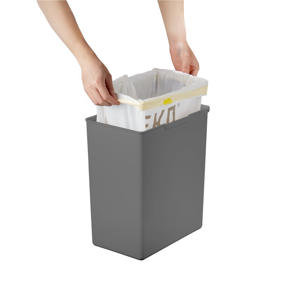 Productafbeelding nr. 4: Afvalbak EKO Morandi Touch, 20 liter, grijs
