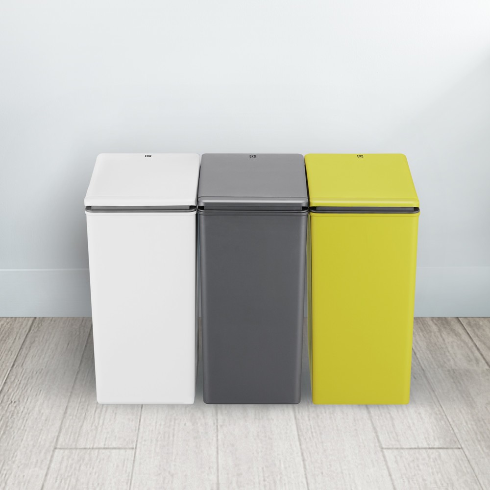 Productafbeelding nr. 6: Afvalbak EKO Morandi Touch, 20 liter, grijs