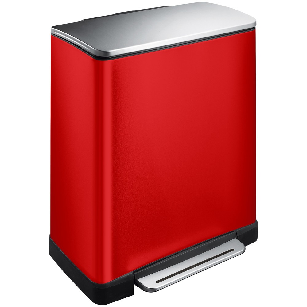 Productafbeelding nr. 1: Pedaalemmer EKO E-Cube, 1x28 + 1x18 liter, rood