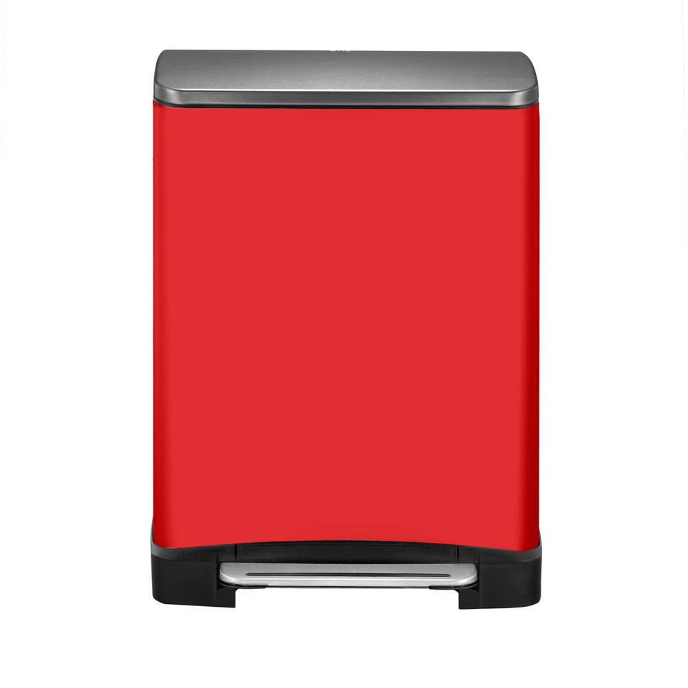 Productafbeelding nr. 3: Pedaalemmer EKO E-Cube, 1x28 + 1x18 liter, rood