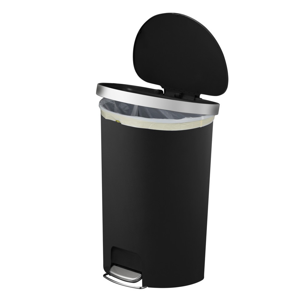 Productafbeelding nr. 3: Pedaalemmer EKO Hana, halfrond, 55 liter, zwart
