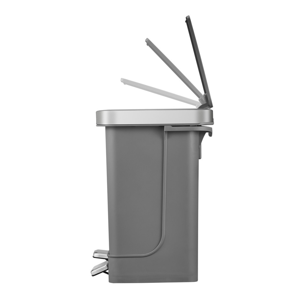 Productafbeelding nr. 6: Pedaalemmer EKO Hana Duo, 2x10 liter, wit, grijs
