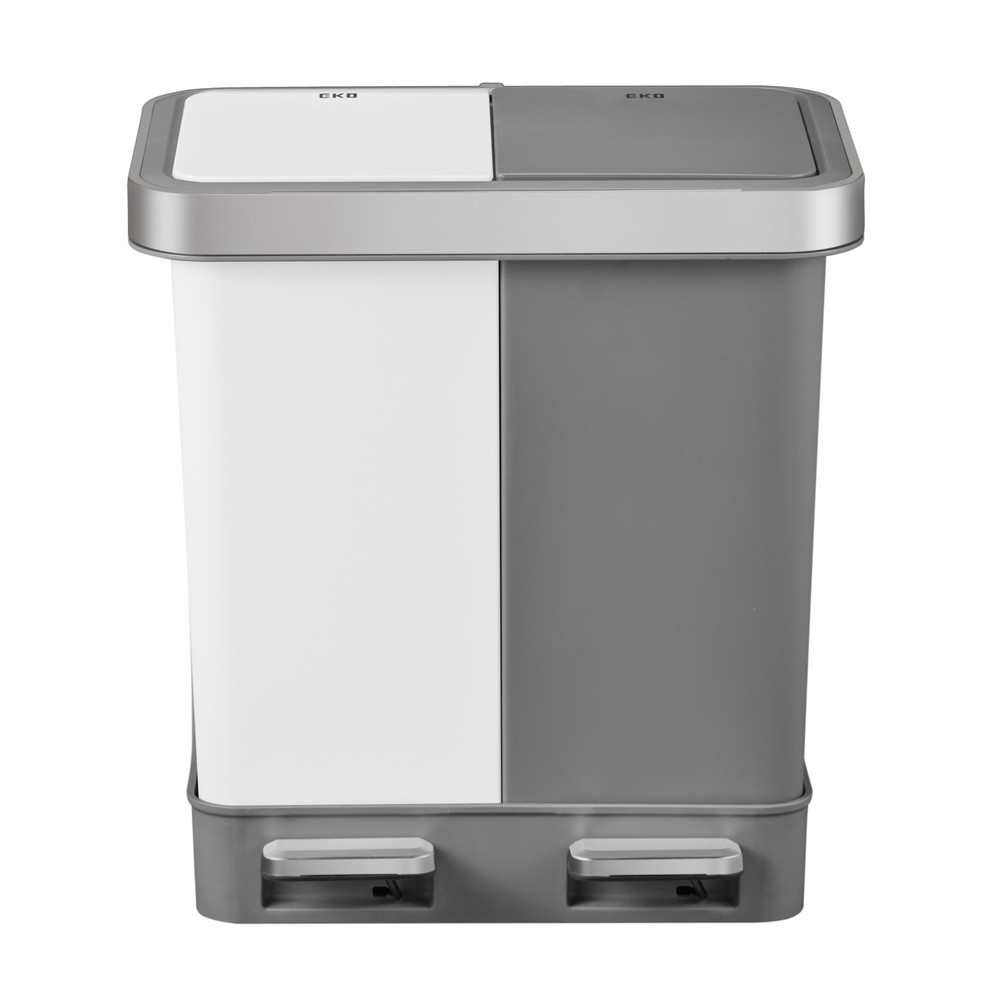 Productafbeelding nr. 7: Pedaalemmer EKO Hana Duo, 2x10 liter, wit, grijs