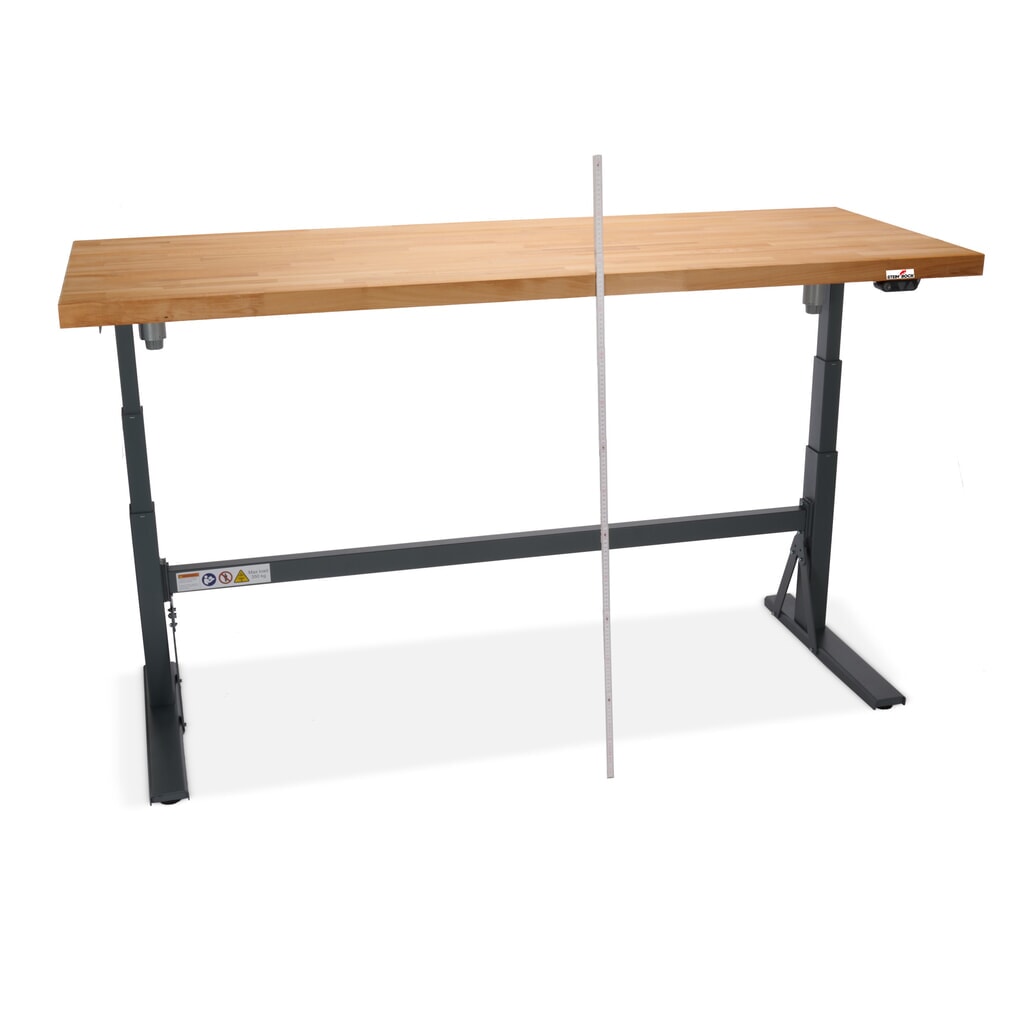 Elektrisch in hoogte verstelbare werkbank Steinbock® e-Adjust, hxbxd 700-1.170 x 2.000 x 750 mm, draagvermogen 350 kg Productafbeelding nr. 4: Elektrisch in hoogte verstelbare werkbank Steinbock® e-Adjust, hxbxd 700-1.170 x 2.000 x 750 mm, draagvermogen 350 kg
