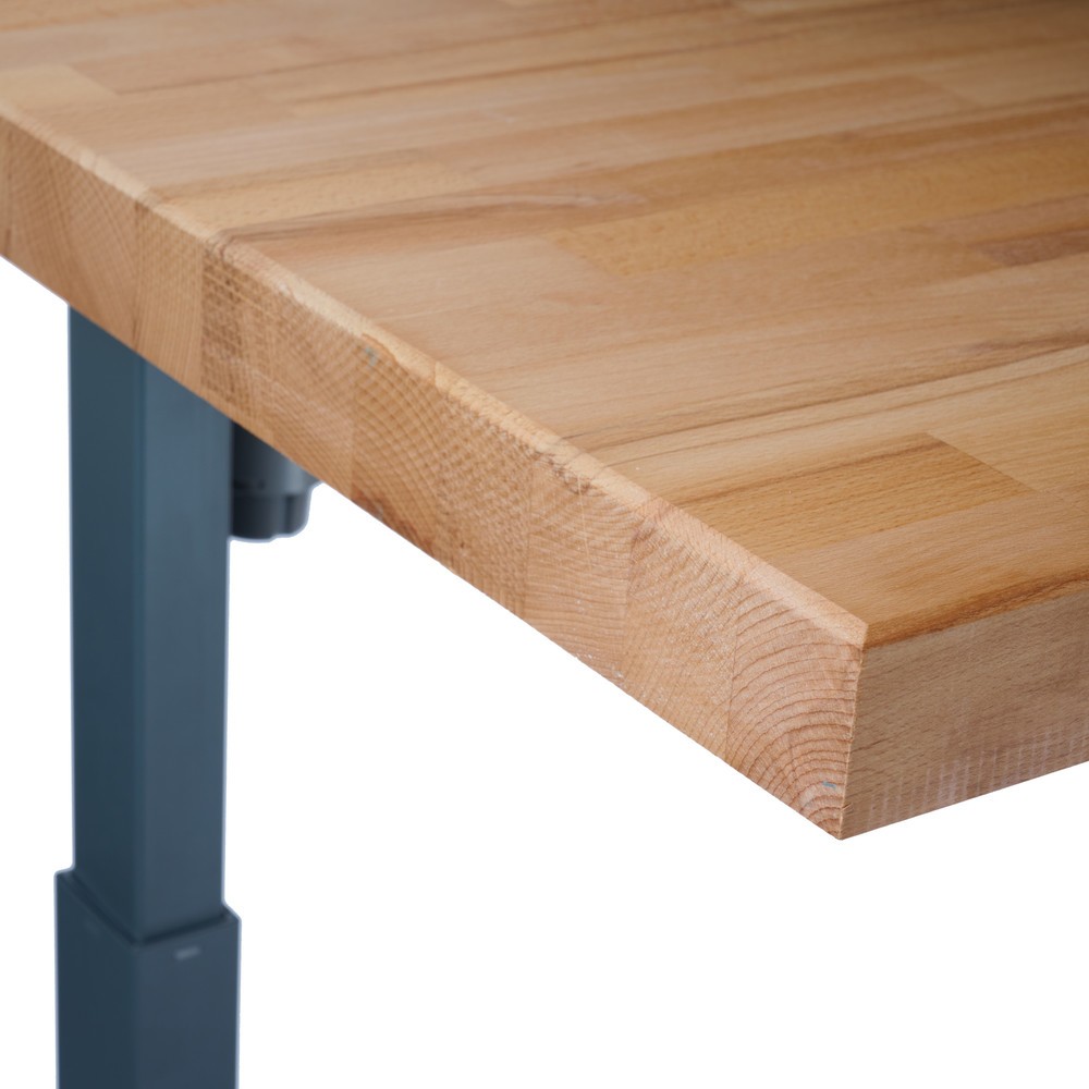 Productafbeelding nr. 2: Elektrisch in hoogte verstelbare werkbank Steinbock® e-Adjust, met geperforeerde wand, hxbxd 700-1.170 x 2.000 x 750 mm, draagvermogen 350 kg