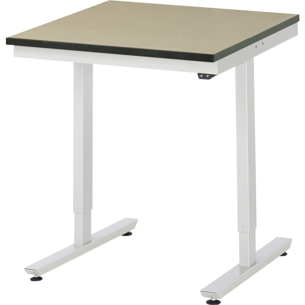 Productafbeelding nr. 1: Elektrisch in hoogte verstelbare werktafel RAU serie adlatus 300, hxbxd 720-1.120 x 750 x 800 mm, mdf werkblad