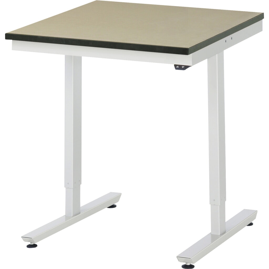 Elektrisch in hoogte verstelbare werktafel RAU serie adlatus 300, hxbxd 720-1.120 x 750 x 800 mm, mdf werkblad Product afbeelding: Elektrisch in hoogte verstelbare werktafel RAU serie adlatus 300, hxbxd 720-1.120 x 750 x 800 mm, mdf werkblad