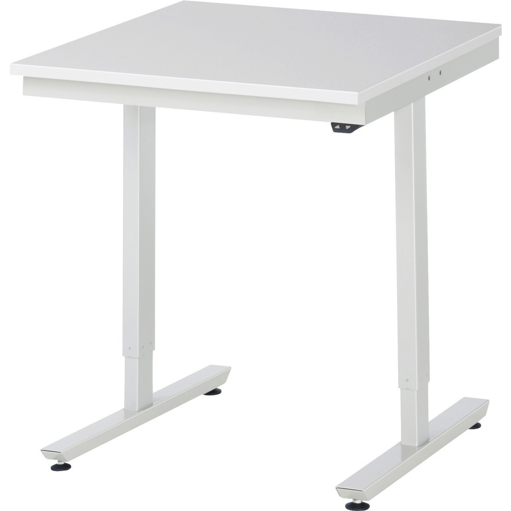 Product afbeelding: Elektrisch in hoogte verstelbare werktafel RAU serie adlatus 300, hxbxd 720-1.120 x 750 x 800 mm, werkblad met melaminelaag