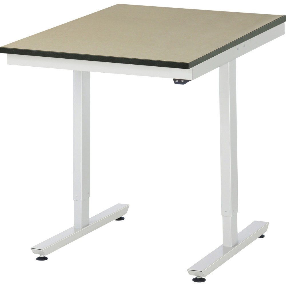 Product afbeelding: Elektrisch in hoogte verstelbare werktafel RAU serie adlatus 300, hxbxd 720-1.120 x 750 x 1.000 mm, mdf werkblad