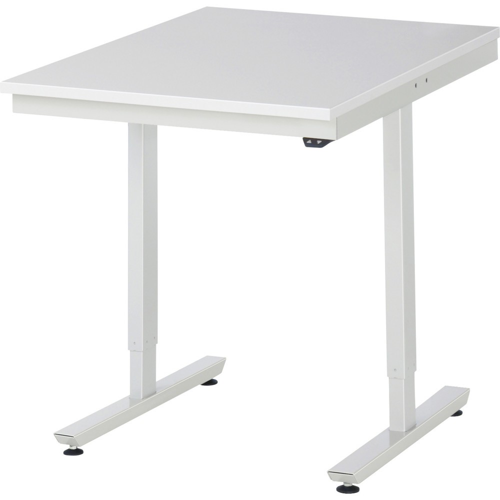Product afbeelding: Elektrisch in hoogte verstelbare werktafel RAU serie adlatus 300, hxbxd 720-1.120 x 750 x 1.000 mm, werkblad met EGB-melaminelaag