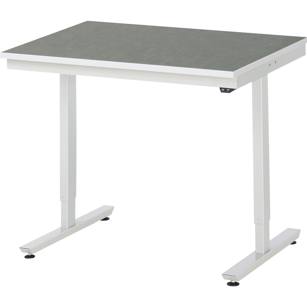 Elektrisch in hoogte verstelbare werktafel RAU serie adlatus 300, hxbxd 720-1.120 x 1.000 x 800 mm, werkblad met Universal- / linoleumlaag Product afbeelding: Elektrisch in hoogte verstelbare werktafel RAU serie adlatus 300, hxbxd 720-1.120 x 1.000 x 800 mm, werkblad met Universal- / linoleumlaag