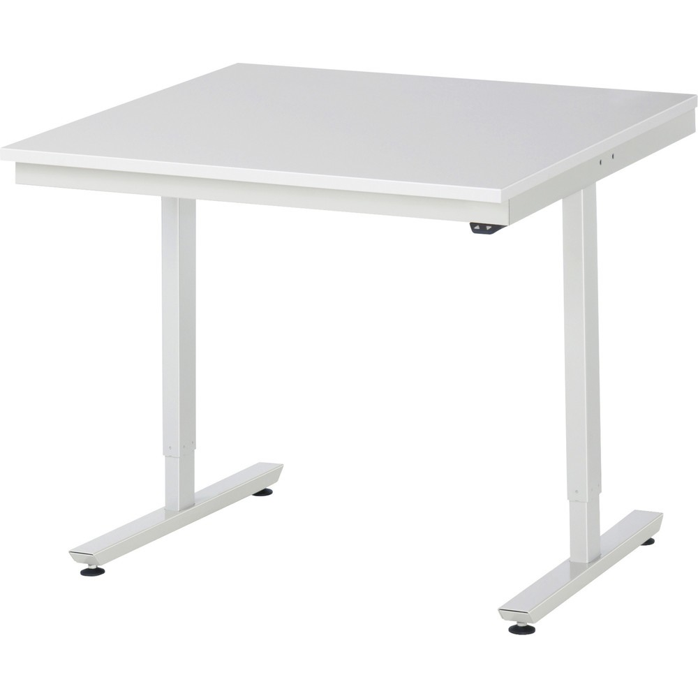 Product afbeelding: Elektrisch in hoogte verstelbare werktafel RAU serie adlatus 300, hxbxd 720-1.120 x 1.000 x 1.000 mm, werkblad met melaminelaag