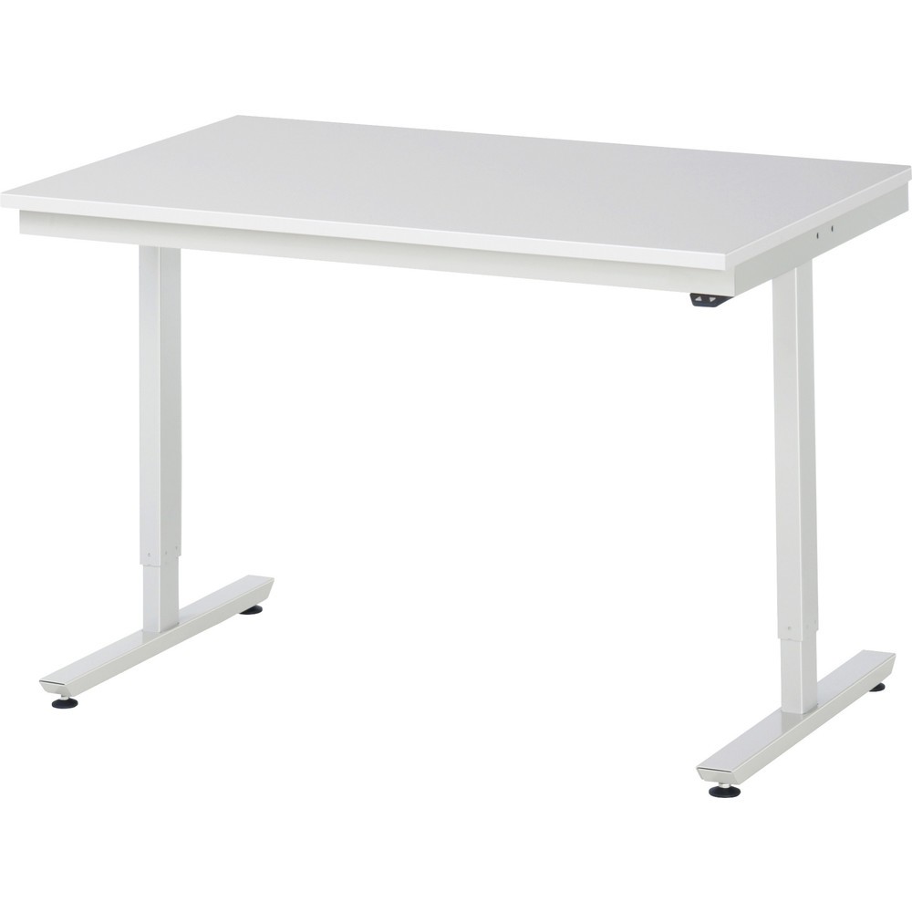 Product afbeelding: Elektrisch in hoogte verstelbare werktafel RAU serie adlatus 300, hxbxd 720-1.120 x 1.250 x 800 mm, werkblad met melaminelaag