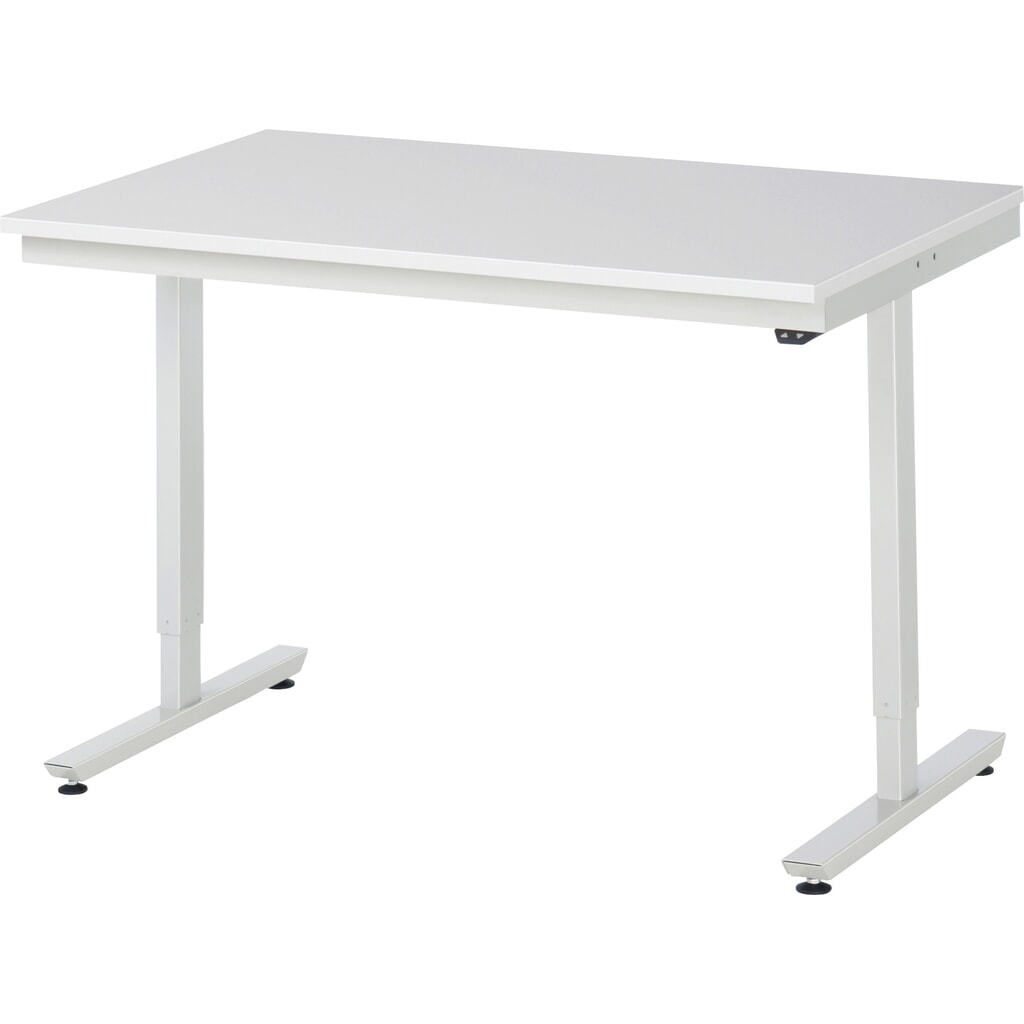 Elektrisch in hoogte verstelbare werktafel RAU serie adlatus 300, hxbxd 720-1.120 x 1.250 x 800 mm, werkblad met EGB-melaminelaag Product afbeelding: Elektrisch in hoogte verstelbare werktafel RAU serie adlatus 300, hxbxd 720-1.120 x 1.250 x 800 mm, werkblad met EGB-melaminelaag