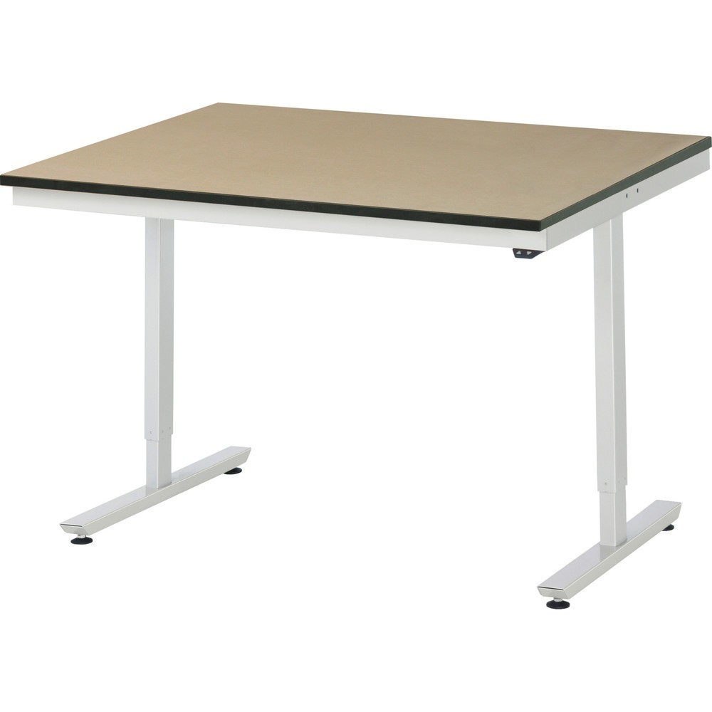 Product afbeelding: Elektrisch in hoogte verstelbare werktafel RAU serie adlatus 300, hxbxd 720-1.120 x 1.250 x 1.000 mm, mdf werkblad