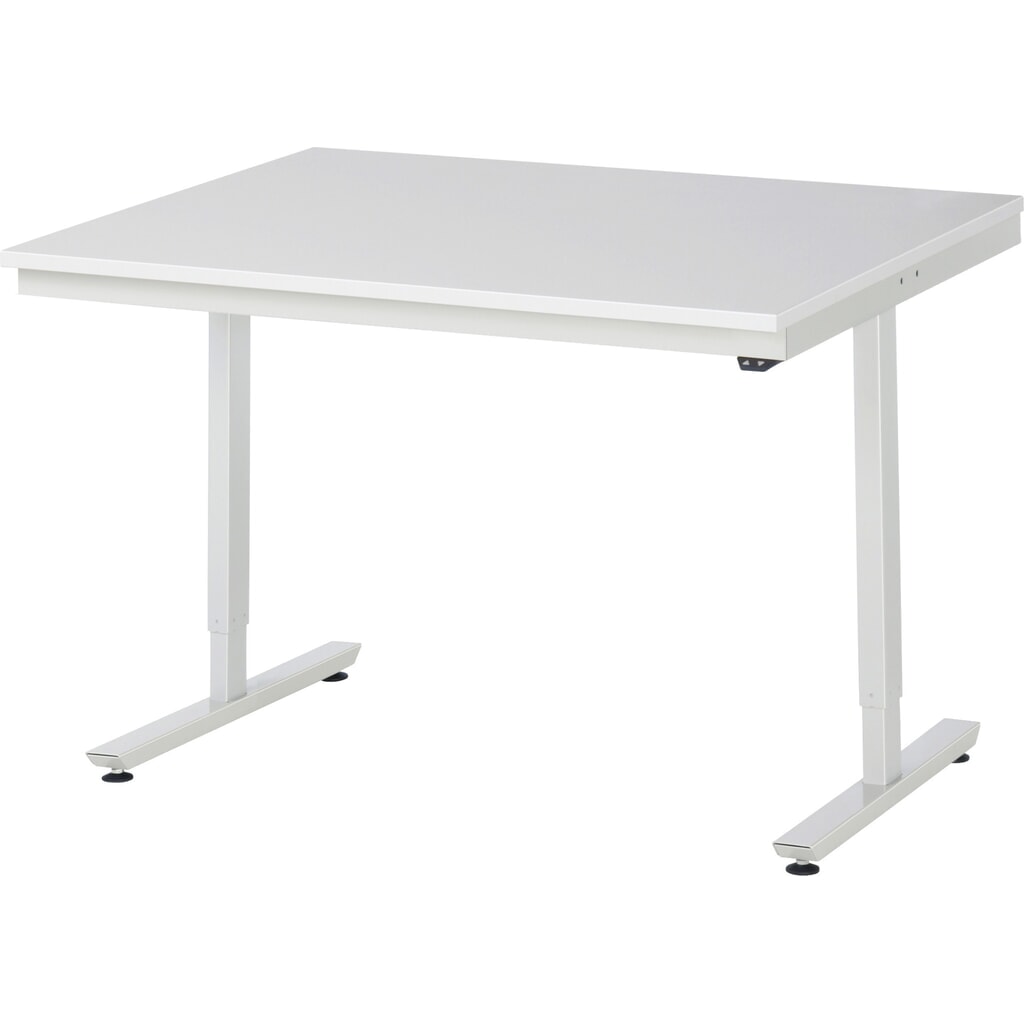 Elektrisch in hoogte verstelbare werktafel RAU serie adlatus 300, hxbxd 720-1.120 x 1.250 x 1.000 mm, werkblad met melaminelaag Product afbeelding: Elektrisch in hoogte verstelbare werktafel RAU serie adlatus 300, hxbxd 720-1.120 x 1.250 x 1.000 mm, werkblad met melaminelaag