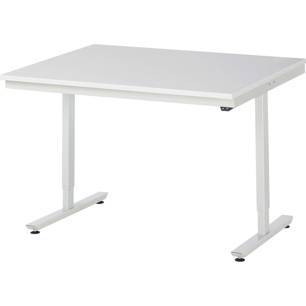 Product afbeelding: Elektrisch in hoogte verstelbare werktafel RAU serie adlatus 300, hxbxd 720-1.120 x 1.250 x 1.000 mm, werkblad met EGB-melaminelaag