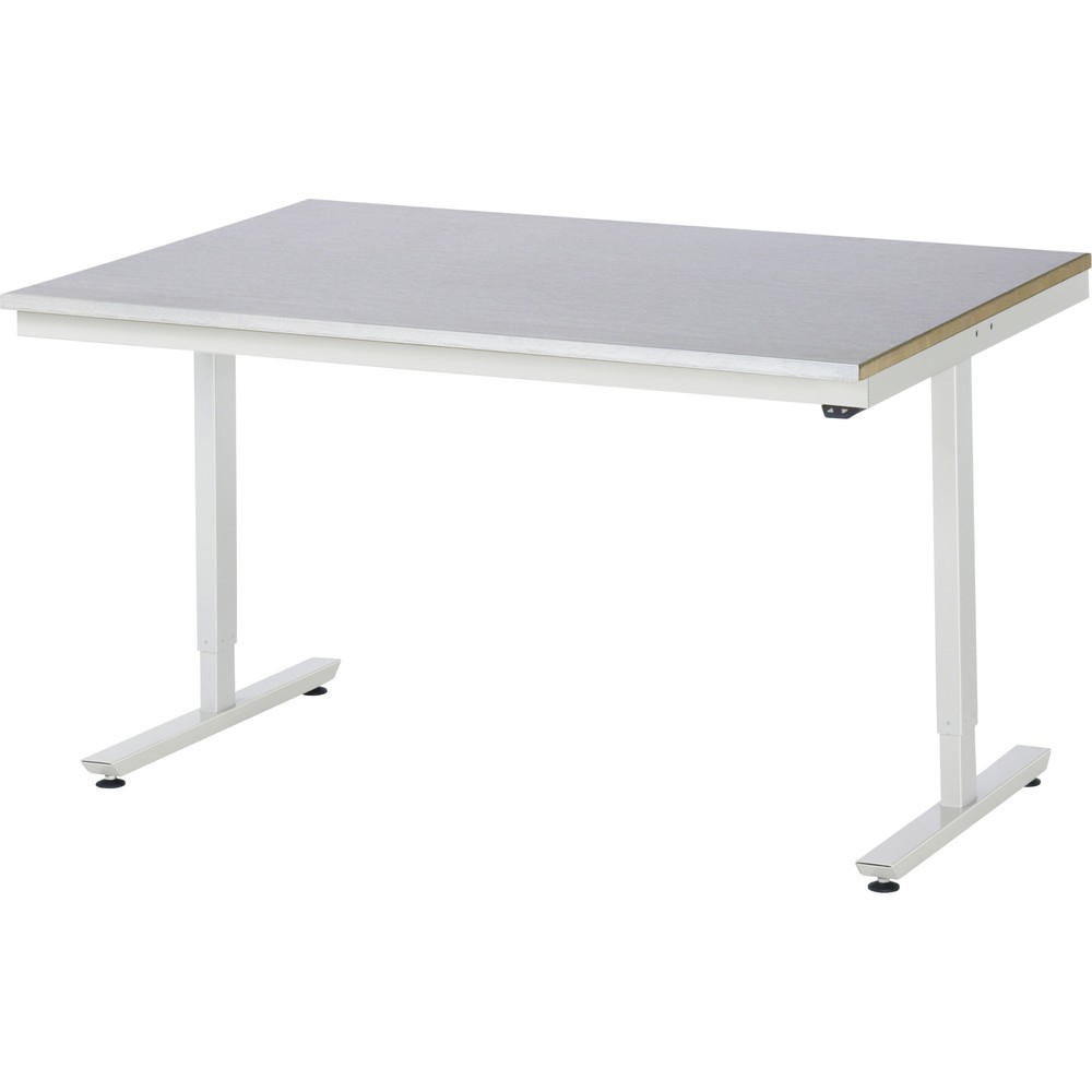 Productafbeelding nr. 1: Elektrisch in hoogte verstelbare werktafel RAU serie adlatus 300, hxbxd 720-1.120 x 1.500 x 1.000 mm, werkblad met laag plaatstaal