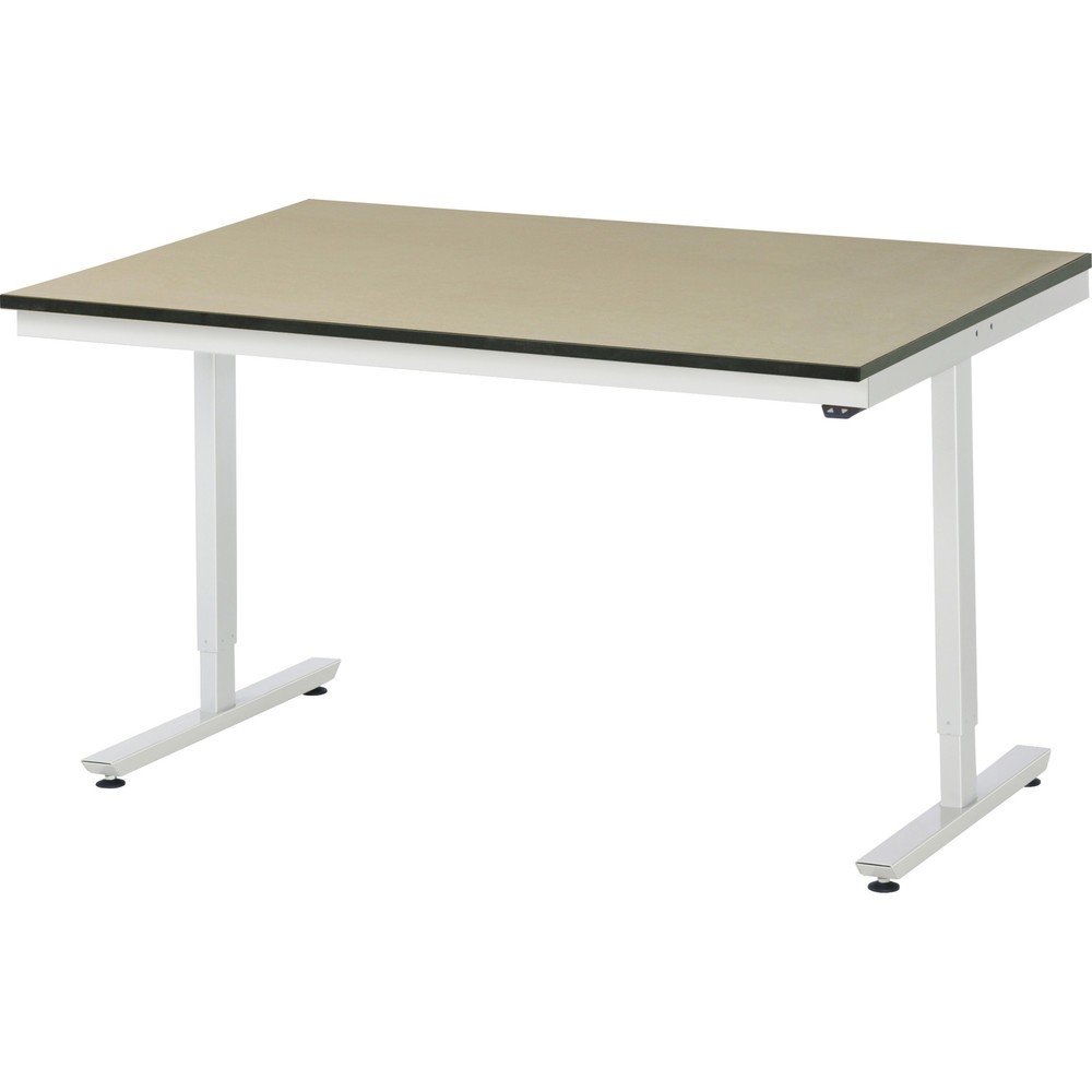 Product afbeelding: Elektrisch in hoogte verstelbare werktafel RAU serie adlatus 300, hxbxd 720-1.120 x 1.500 x 1.000 mm, mdf werkblad