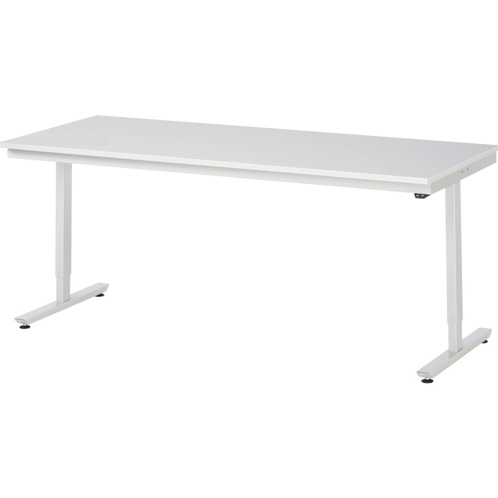 Productafbeelding nr. 1: Elektrisch in hoogte verstelbare werktafel RAU serie adlatus 300, hxbxd 720-1.120 x 2.000 x 800 mm, werkblad met EGB-melaminelaag