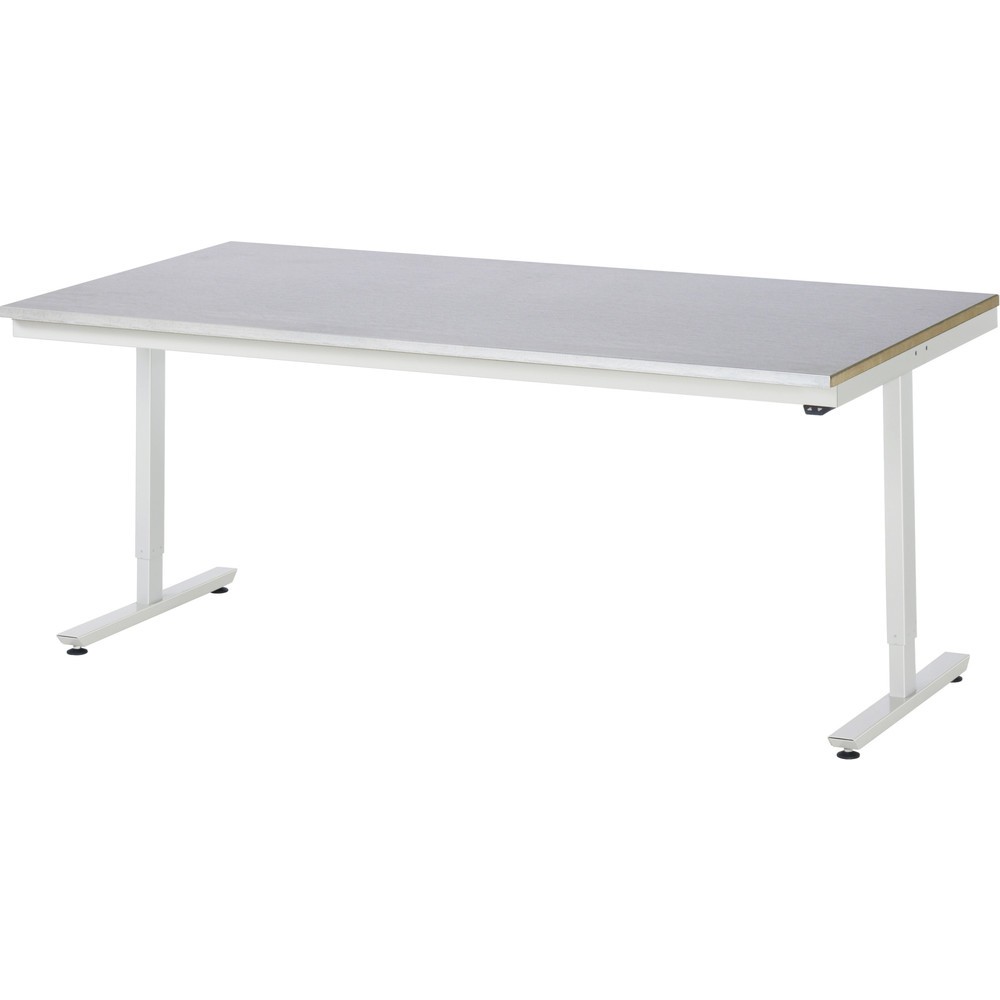 Product afbeelding: Elektrisch in hoogte verstelbare werktafel RAU serie adlatus 300, hxbxd 720-1.120 x 2.000 x 1.000 mm, werkblad met laag plaatstaal