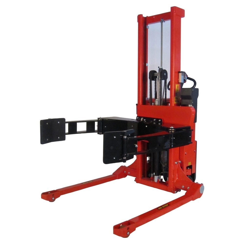 Product afbeelding: Elektrische rolheffer, geheel elektrisch, zwenkbaar, instelbare rolhouder, met breedspoor
