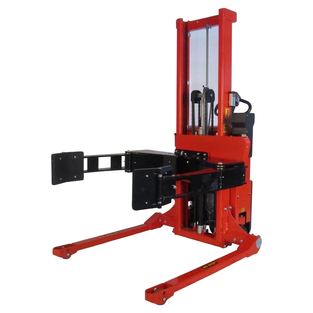 Product afbeelding: Elektrische rolheffer, geheel elektrisch, zwenkbaar, instelbare rolhouder, met breedspoor