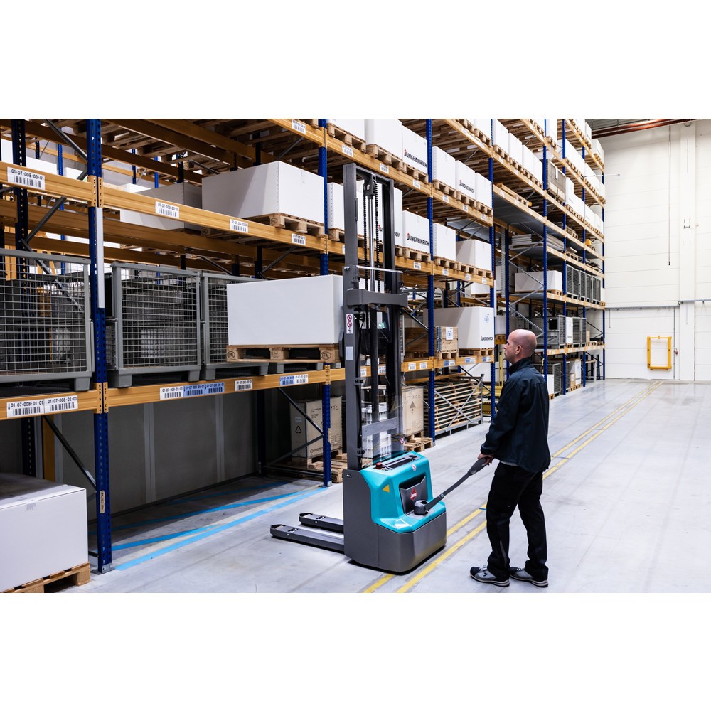 Productafbeelding nr. 7: Elektrische stapelaar Ameise® PSE 1.2, tweevoudige telescoop hefmast, hefhoogte 2.600 mm, draagvermogen 1.200 kg