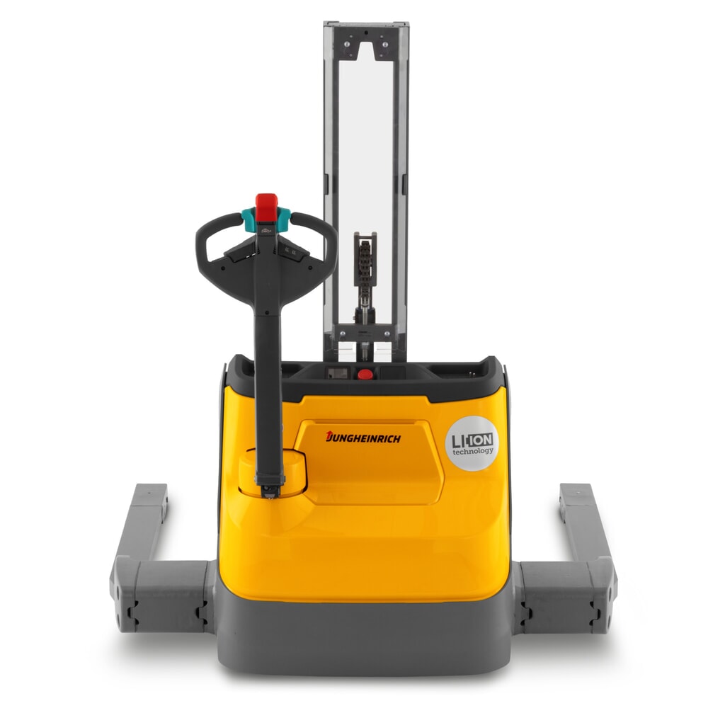 Elektrische stapelaar Jungheinrich EJC 110i E, monomast, hefhoogte 1.230 mm, draagvermogen 1.000 kg, proportionele hydraulica, wielarmafstand 891 mm Productafbeelding nr. 2: Elektrische stapelaar Jungheinrich EJC 110i E, monomast, hefhoogte 1.230 mm, draagvermogen 1.000 kg, proportionele hydraulica, wielarmafstand 891 mm