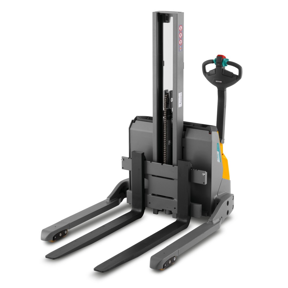 Productafbeelding nr. 3: Elektrische stapelaar Jungheinrich EJC 110bi E, heffing 1.970 mm, ingebouwde lader, proportionele hydraulica, wielarmafstand 1.270 mm