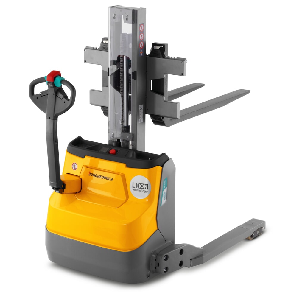 Productafbeelding nr. 5: Elektrische stapelaar Jungheinrich EJC 110i E, monomast, hefhoogte 1.230 mm, draagvermogen 1.000 kg, proportionele hydraulica, wielarmafstand 891 mm