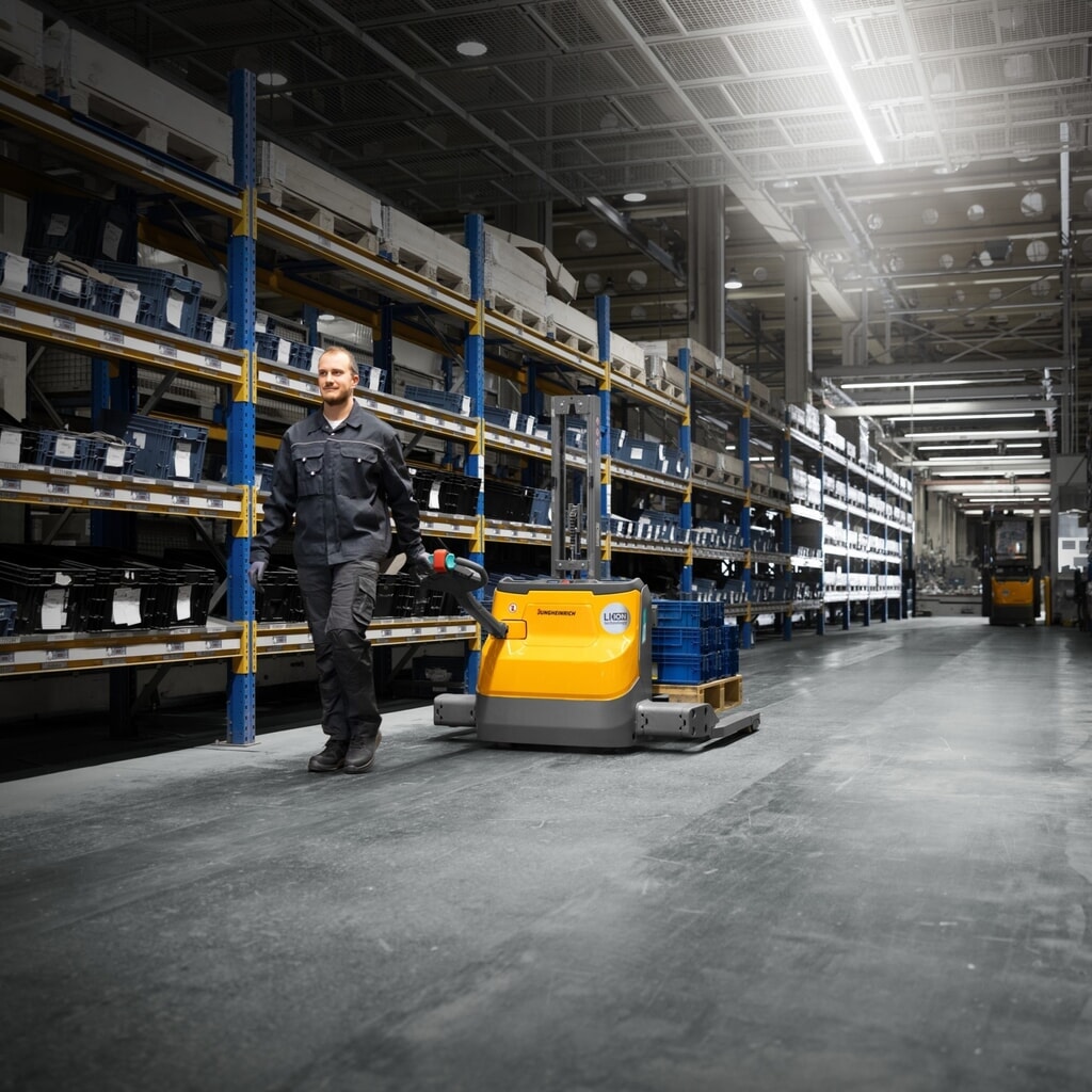 Productafbeelding nr. 8: Elektrische stapelaar Jungheinrich EJC 110i E, monomast, hefhoogte 1.230 mm, draagvermogen 1.000 kg, proportionele hydraulica, wielarmafstand 891 mm