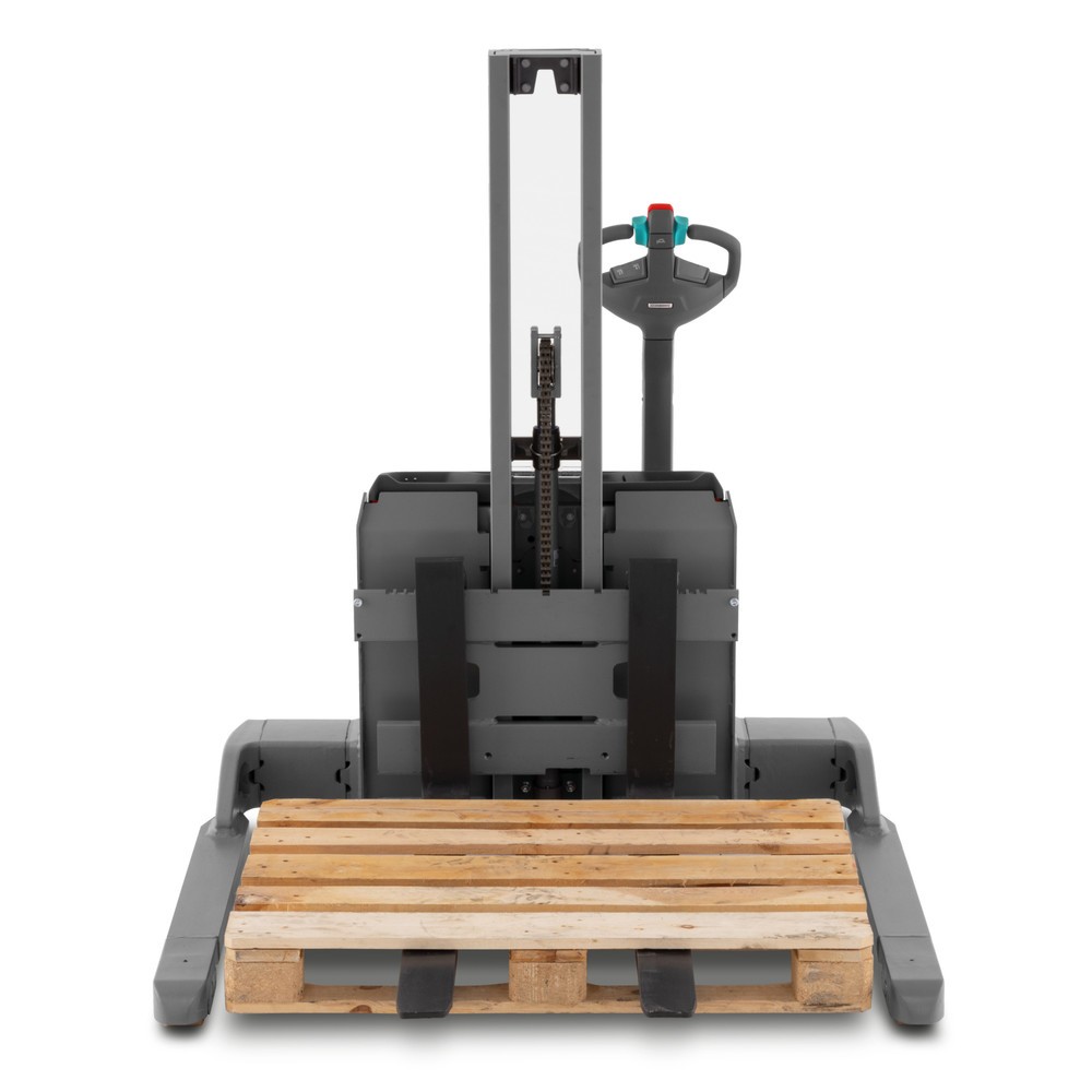 Productafbeelding nr. 10: Elektrische stapelaar Jungheinrich EJC 110bi E, heffing 1.970 mm, ingebouwde lader, proportionele hydraulica, wielarmafstand 1.270 mm