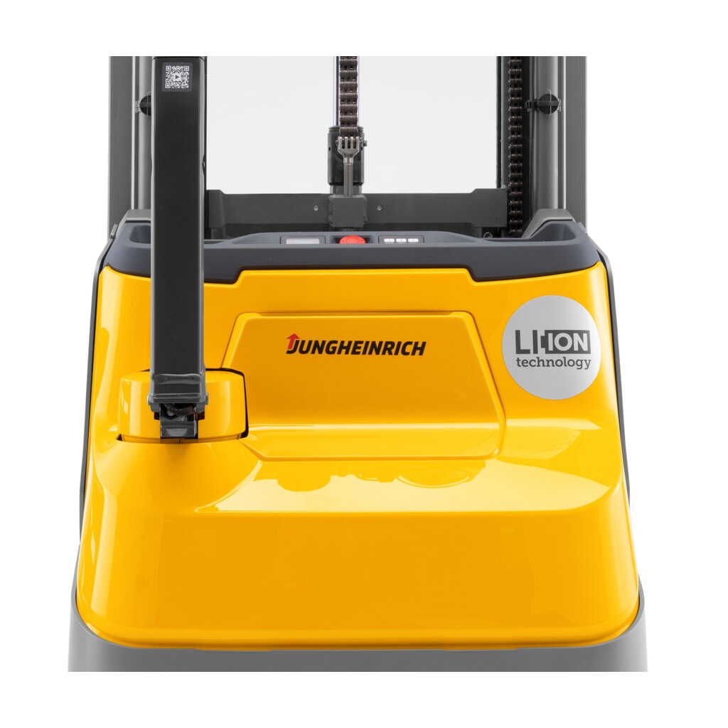 Elektrische stapelaar Jungheinrich EJC 112i ZZ, tweevoudige telescoop hefmast, hefhoogte 2.390 mm, draagvermogen 1.200 kg, proportionele hydraulica Productafbeelding nr. 5: Elektrische stapelaar Jungheinrich EJC 112i ZZ, tweevoudige telescoop hefmast, hefhoogte 2.390 mm, draagvermogen 1.200 kg, proportionele hydraulica