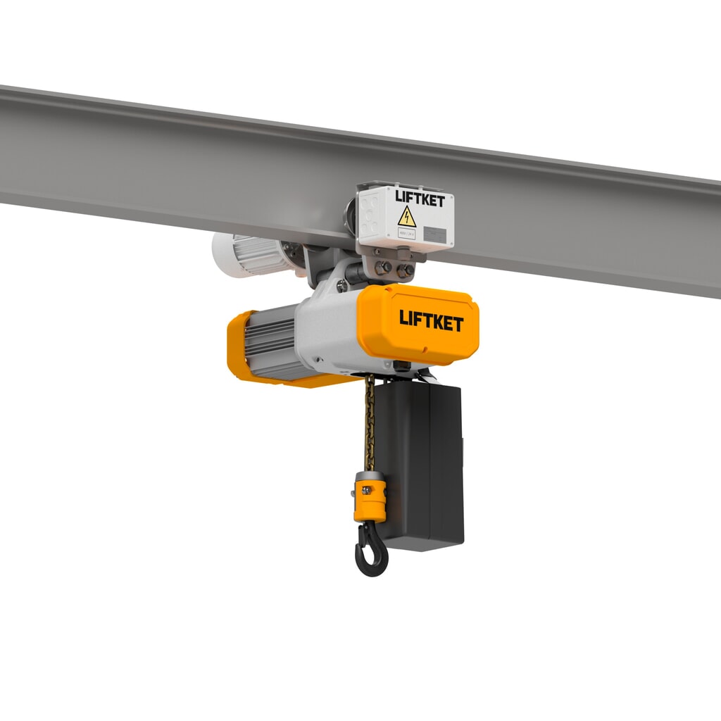 Elektrische takel LIFTKET, S-Line met elektrisch rijwerk, draagvermogen 125 kg, 8/2 m/min Productafbeelding nr. 5: Elektrische takel LIFTKET, S-Line met elektrisch rijwerk, draagvermogen 125 kg, 8/2 m/min