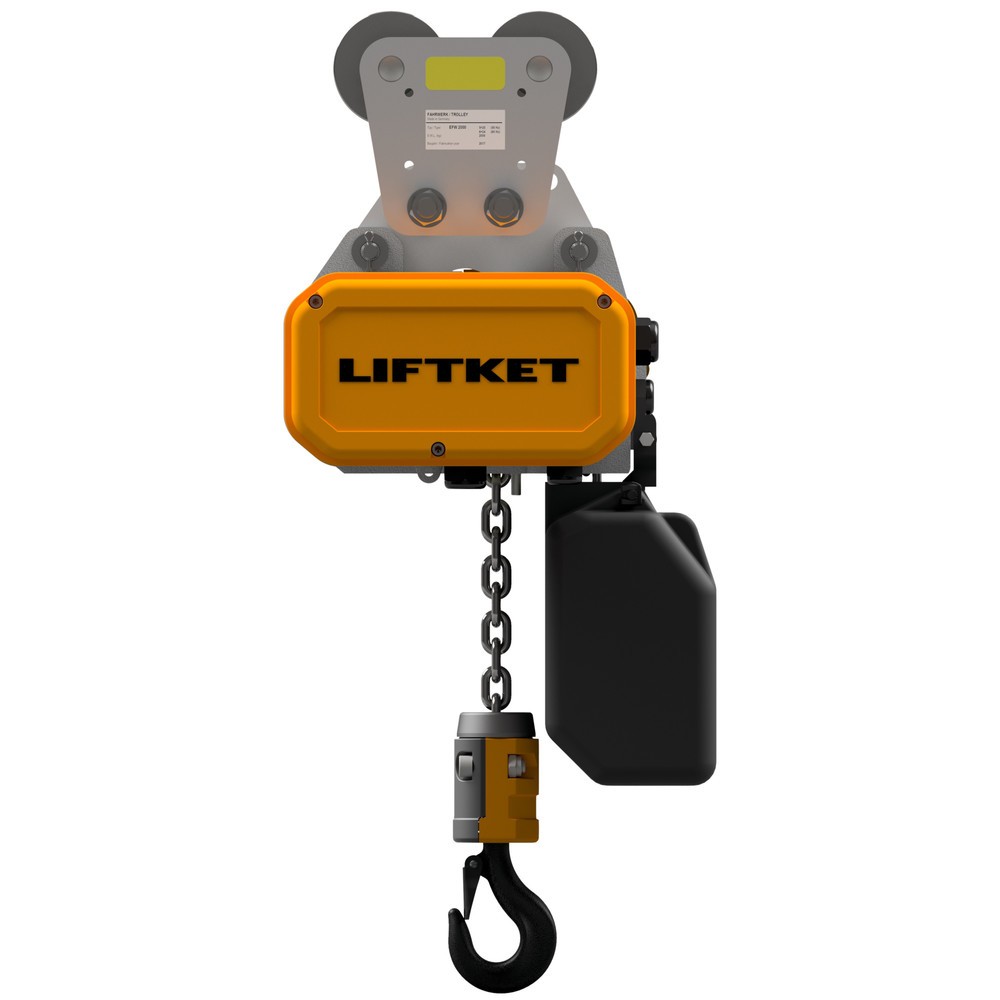 Product afbeelding: Elektrische takel LIFTKET, S-Line met handrijwerk, draagvermogen 125 kg, 8/2 m/min