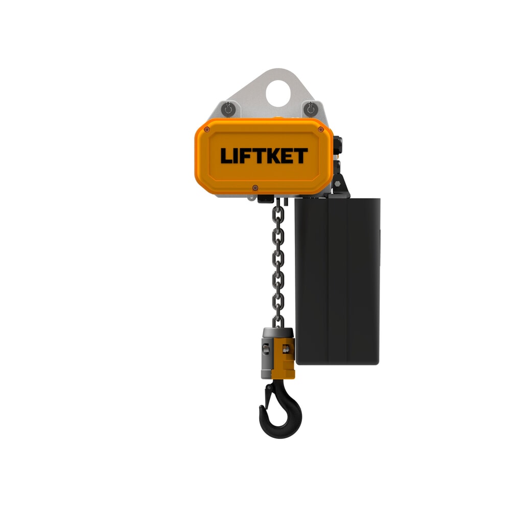 Elektrische takel LIFTKET, S-Line met ophangsysteem met 1 gat, draagvermogen 1.000 kg, 6/1,5 m/min Product afbeelding: Elektrische takel LIFTKET, S-Line met ophangsysteem met 1 gat, draagvermogen 1.000 kg, 6/1,5 m/min