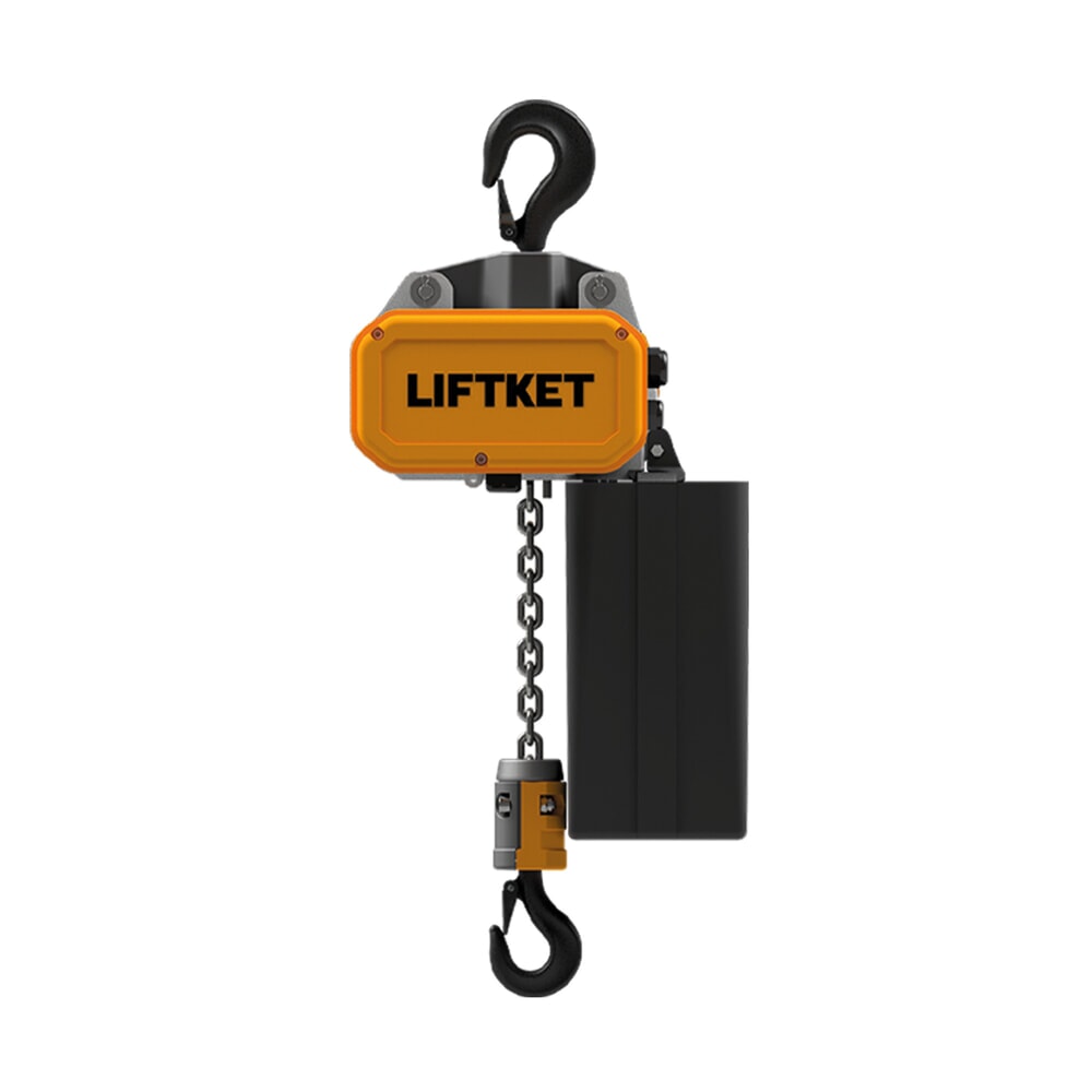 Elektrische takel LIFTKET, S-Line met haakophangsysteem, draagvermogen 125 kg, 8/2 m/min Product afbeelding: Elektrische takel LIFTKET, S-Line met haakophangsysteem, draagvermogen 125 kg, 8/2 m/min